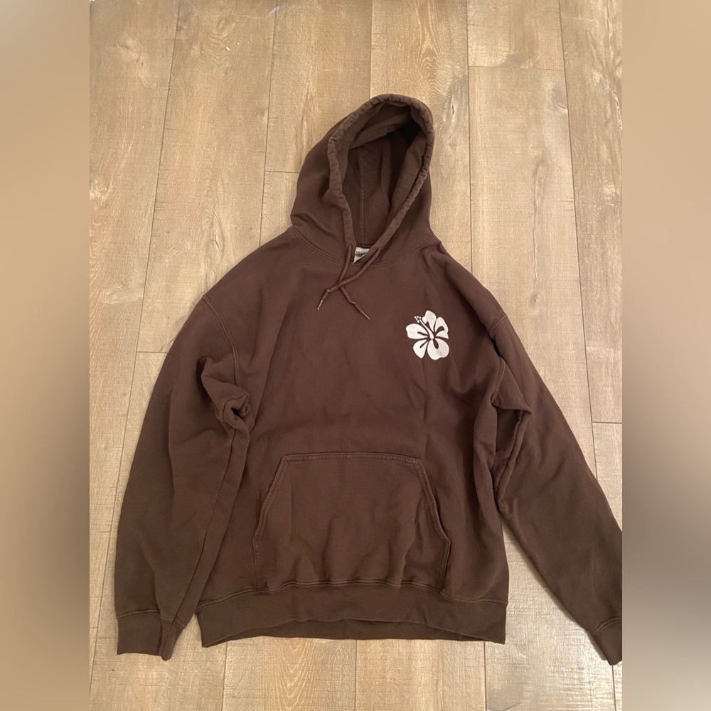 Etsy Siesta Beach Brown Hoodie